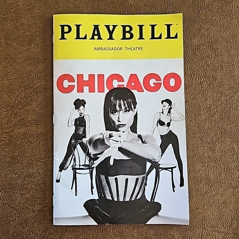 NEW Chicago 2023 Playbill - Featuring Charlotte d'Amboise